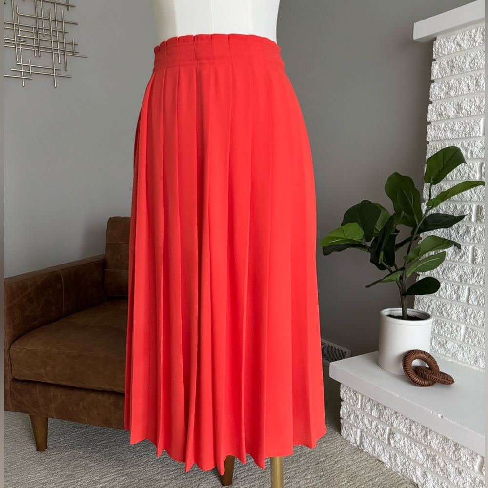 J.Crew Pleated Midi Skirt- 10